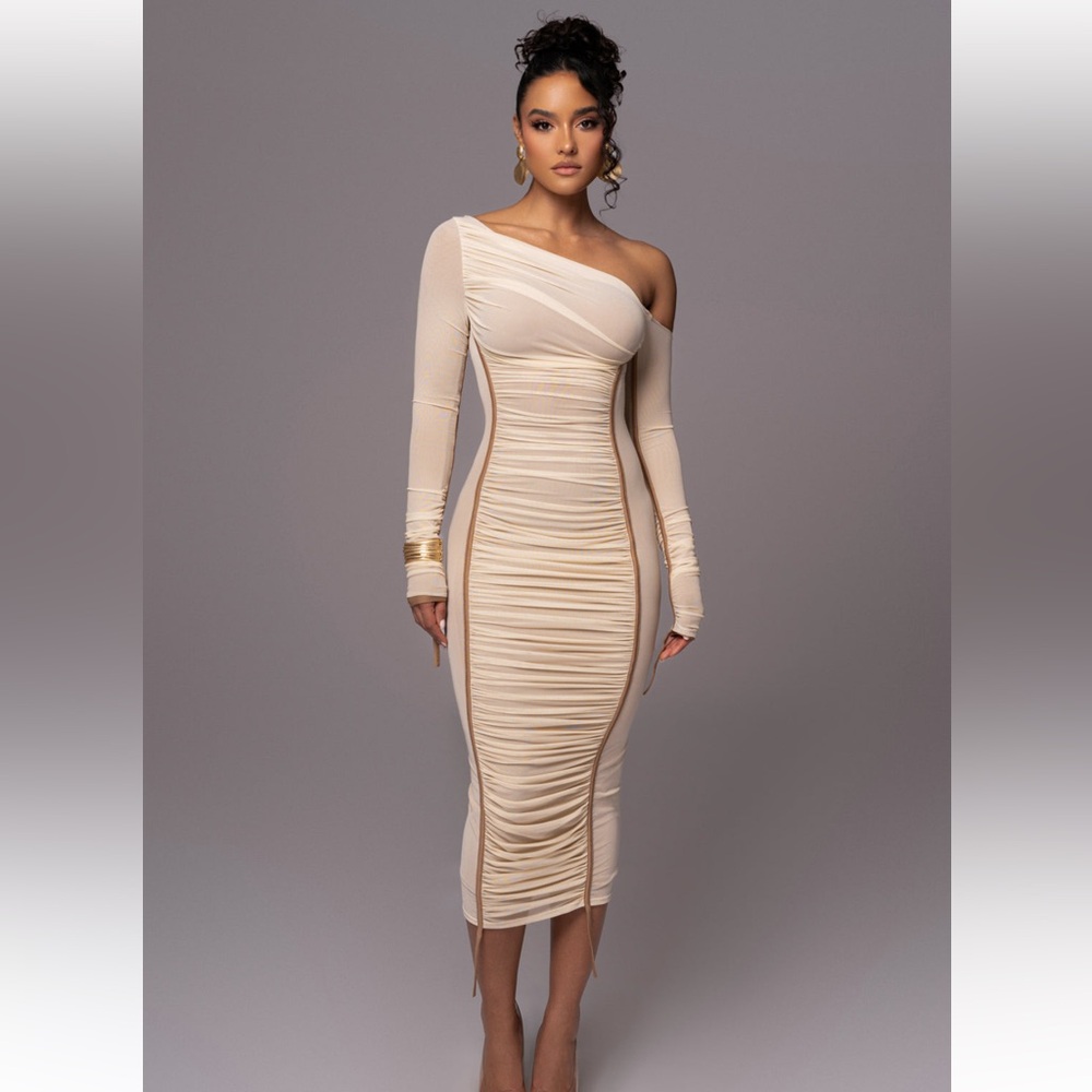 JLUXLABEL Buttercream Monika Midi Dress